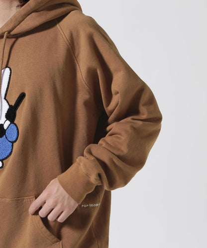 POP TRADING COMPANY/Pop & Miffy 聯名印花連帽衛衣