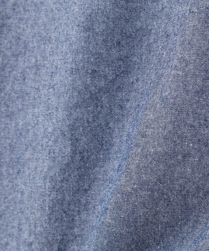 《DAILY/日常》基礎款洋裝長袖襯衫 / 長袖 基礎款 麻布 襯衫 /