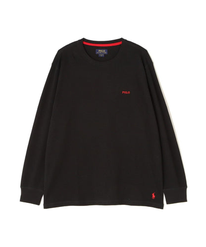 POLO RALPH LAUREN/拉爾夫·勞倫/瓦夫爾領圓領長袖T恤