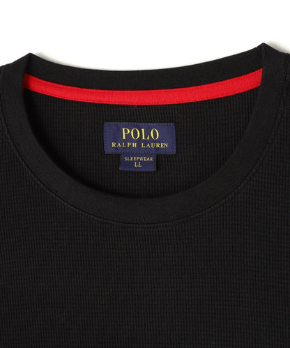 POLO RALPH LAUREN/拉爾夫·勞倫/瓦夫爾領圓領長袖T恤
