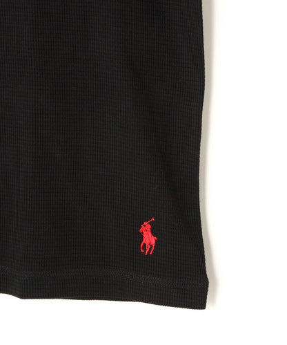 POLO RALPH LAUREN/拉爾夫·勞倫/瓦夫爾領圓領長袖T恤