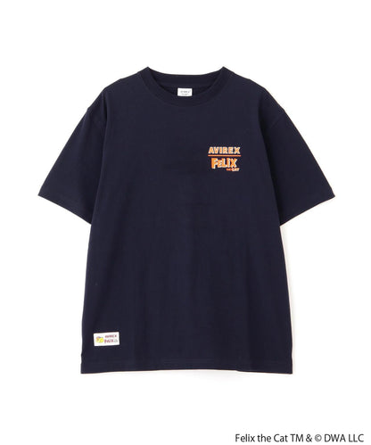 《AVIREX×FELIX》刺繡標誌短袖T恤/刺繡標誌 短袖T恤/阿維雷克斯/菲利克斯