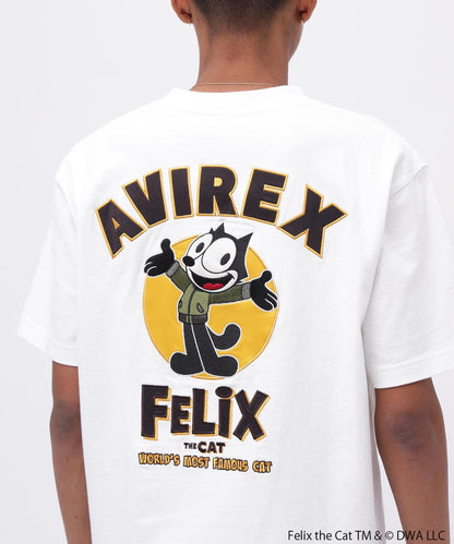 《AVIREX×FELIX》刺繡標誌短袖T恤/刺繡標誌 短袖T恤/阿維雷克斯/菲利克斯