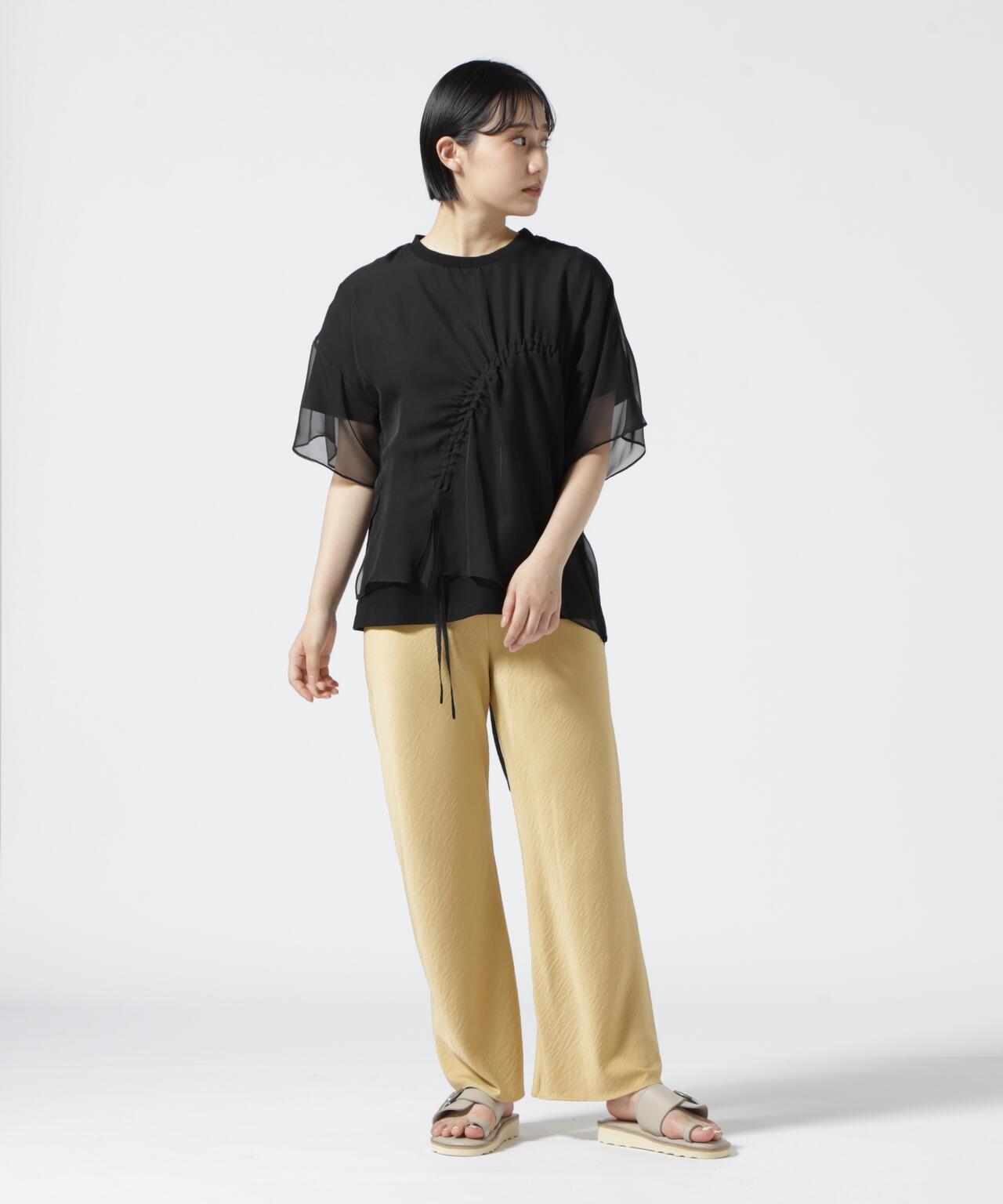 DROIT BELLO(ドロイトベロ) 斜紋寬鬆褲