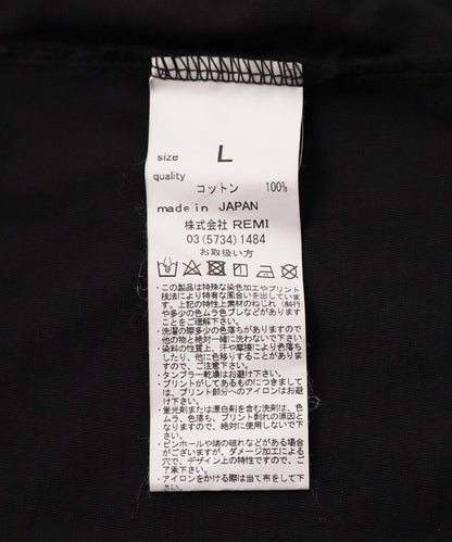 REMI RELIEF 聯名產品染色 25/-天竺大尺碼T恤(PHOTO)