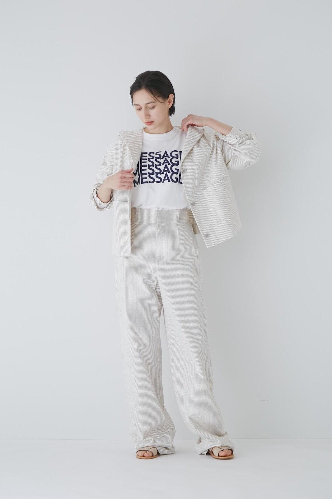 【網絡限定尺碼】【菊池亞希子×LEE】聯名繪畫褲