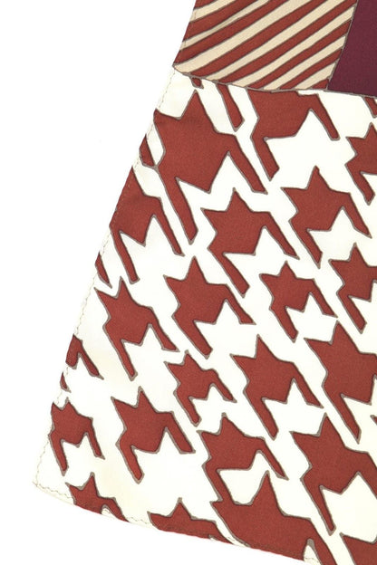 鳥紋絲巾
