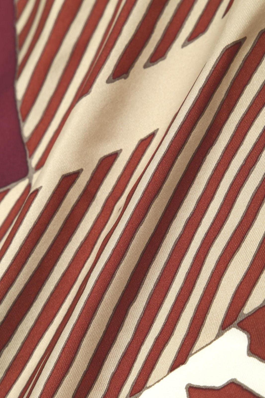 鳥紋絲巾