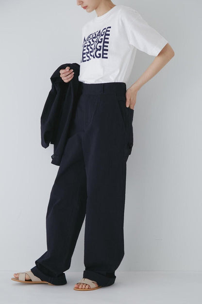 【網絡限定尺碼】【菊池亞希子×LEE】聯名繪畫褲