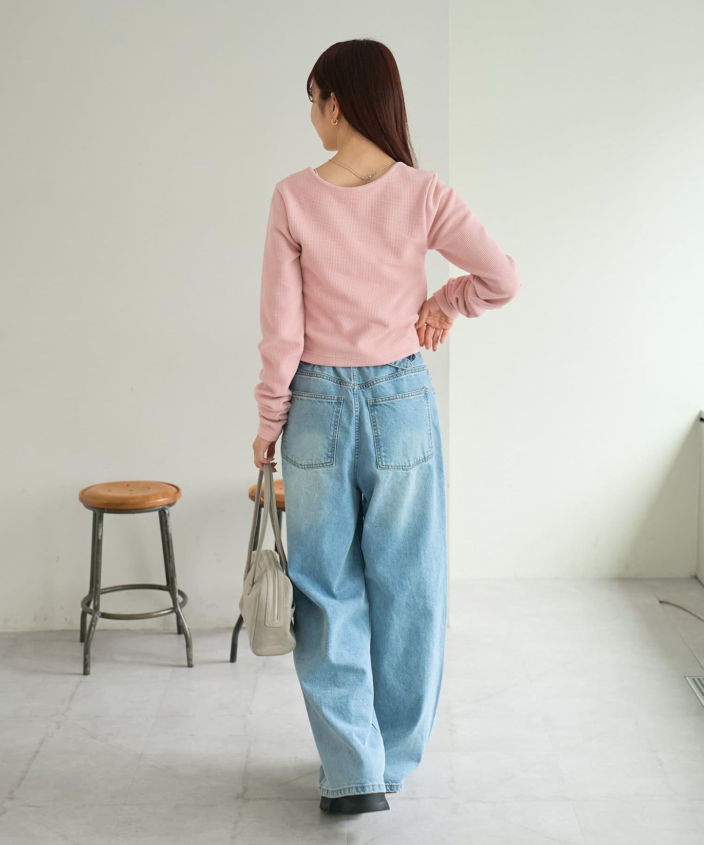 小花紋保暖開衫