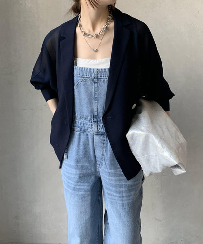 【限定】中厚丹寧連體褲