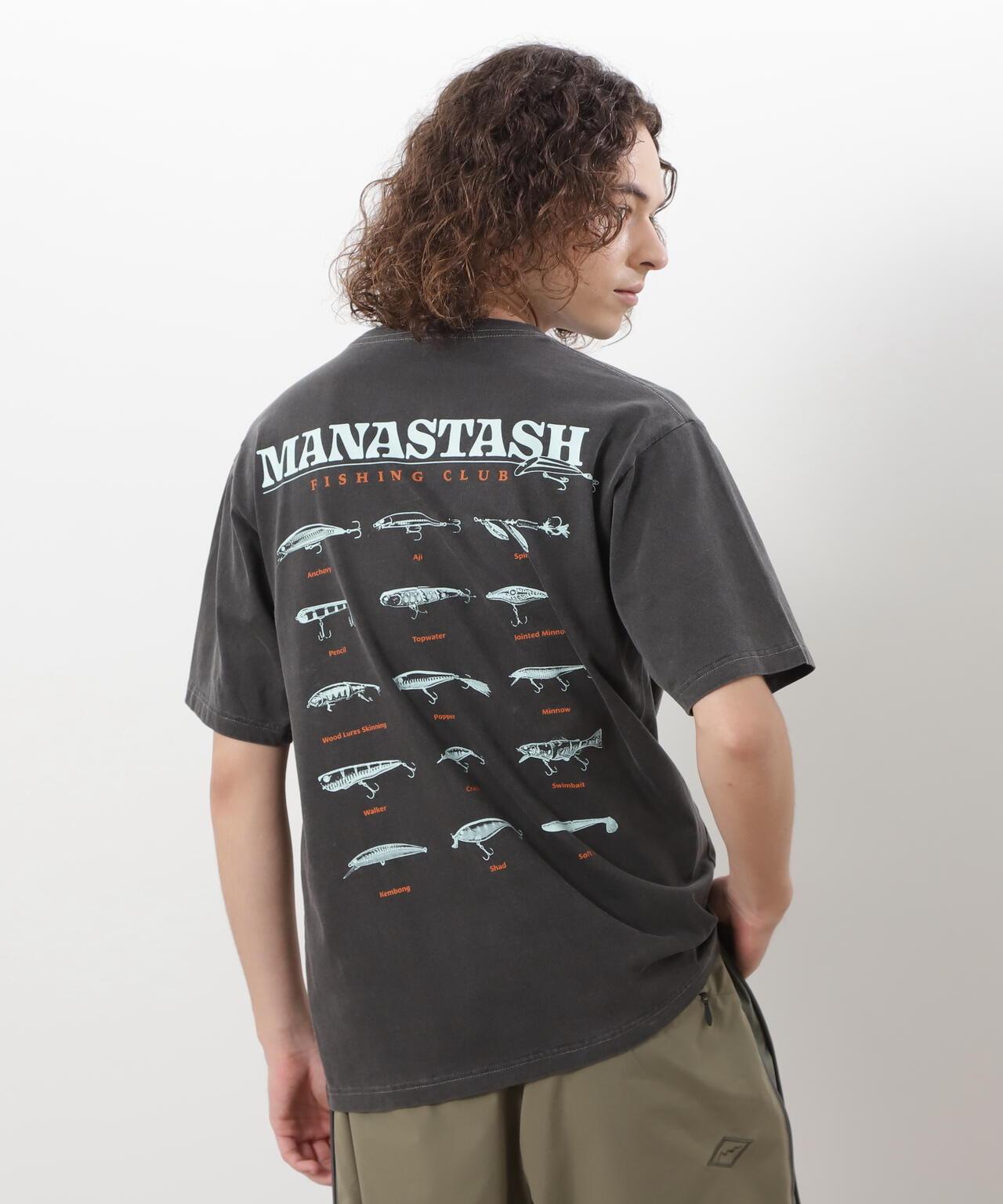 MANASTASH/熔岩礦石圖案T恤