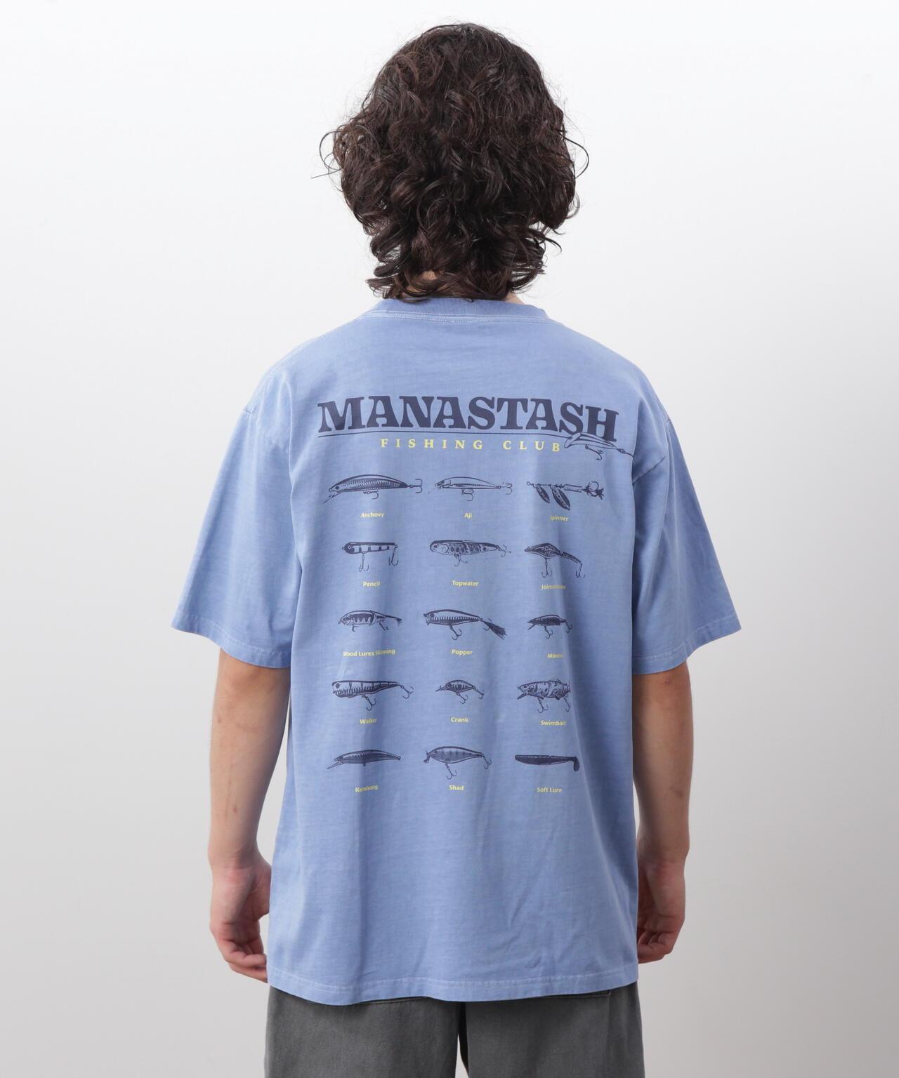 MANASTASH/熔岩礦石圖案T恤