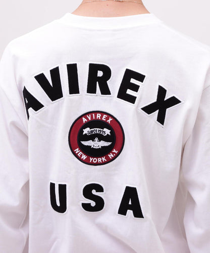 VARSITY LOGO 長袖T恤 / AVIREX / 阿維雷克斯