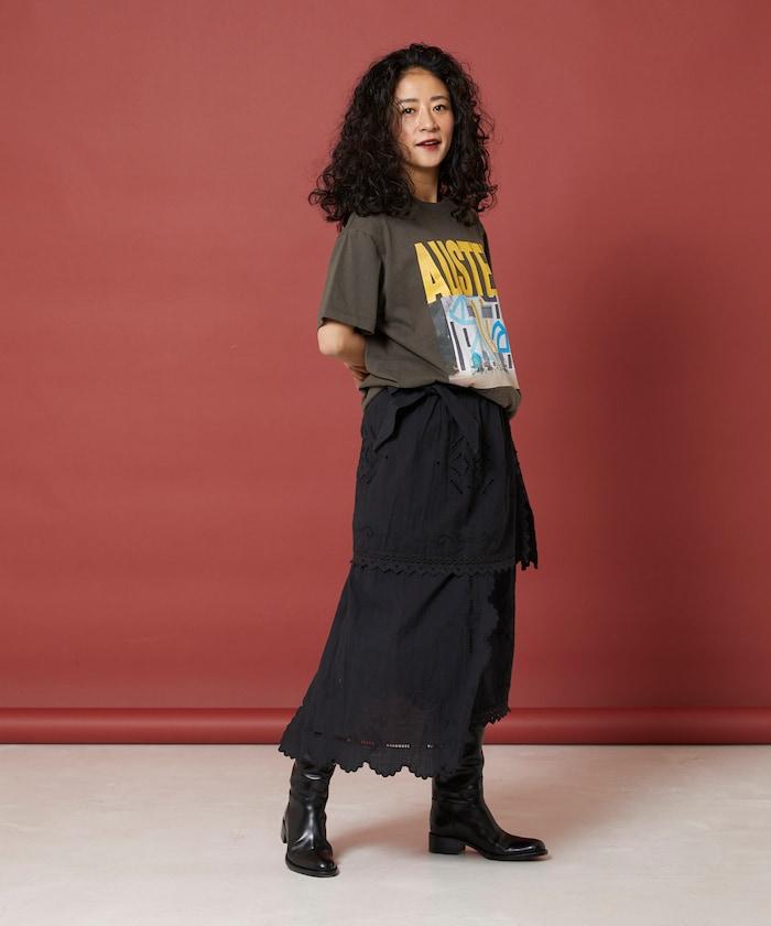 PHOTO TEE/復古風相片印花T恤