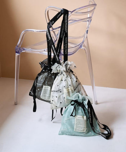 聯名 透明心形刺繡提包