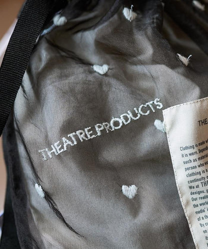 聯名 透明心形刺繡提包