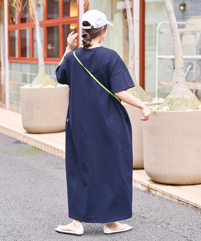 美國棉寬鬆T恤連衣裙