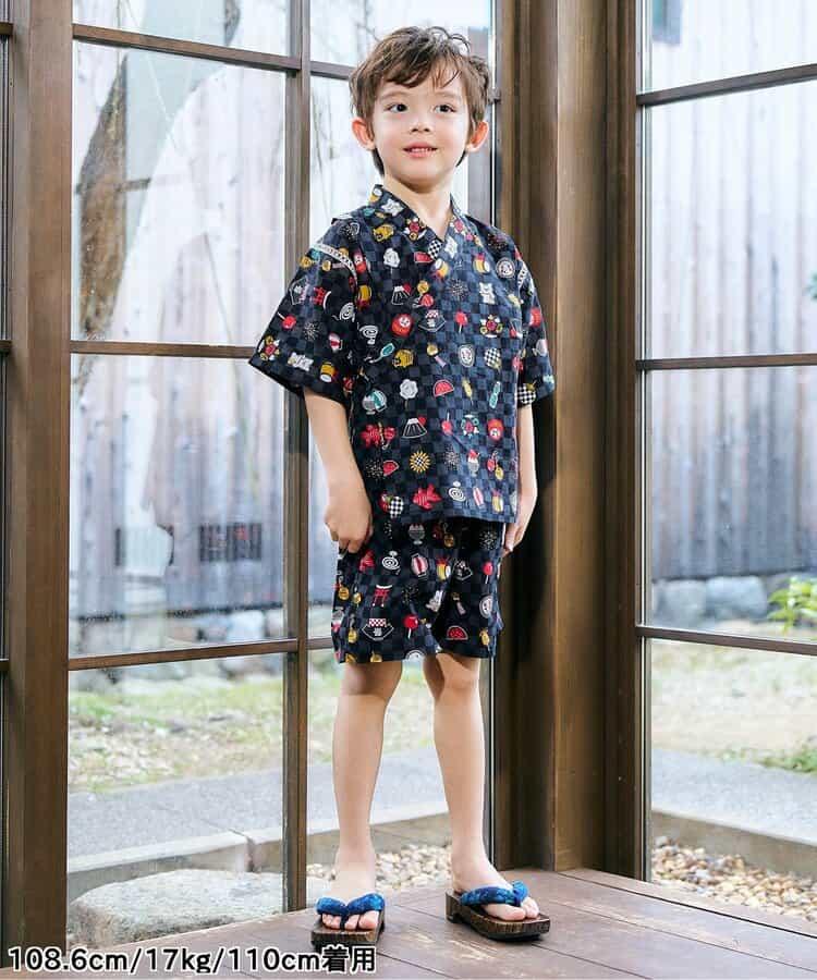 【連衣裙】蘋果的優雅男士浴衣