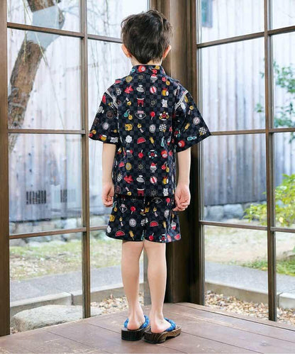 【連衣裙】蘋果的優雅男士浴衣