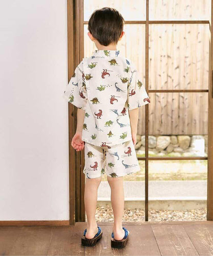 【連衣裙】蘋果的優雅男士浴衣