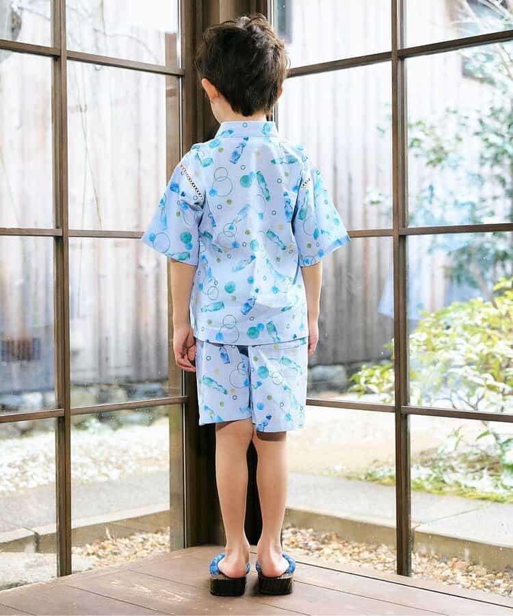 【連衣裙】蘋果的優雅男士浴衣