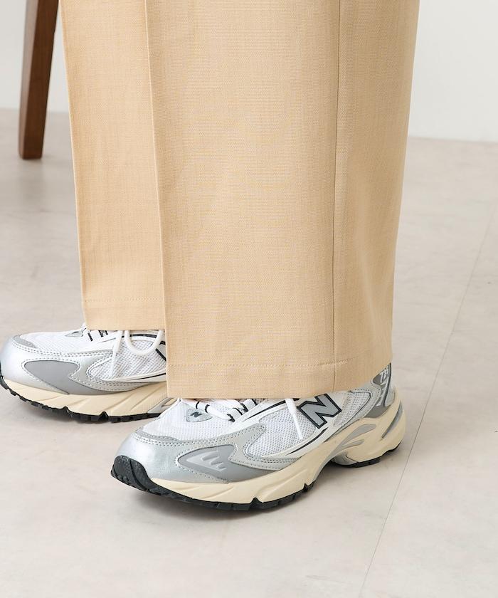 亞麻觸感 褶皺 寬鬆褲