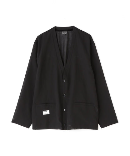 SLUB CHIFFON CARDIGAN/亞麻紗雪紡開衫