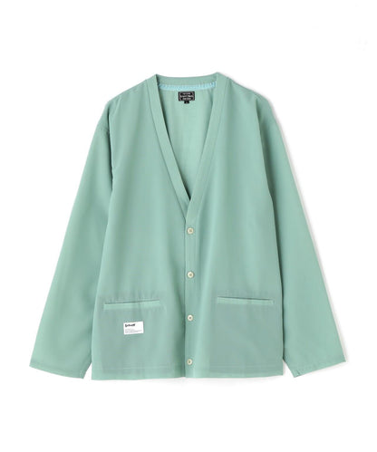 SLUB CHIFFON CARDIGAN/亞麻紗雪紡開衫