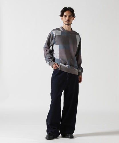 CREW NECK SWEAT GEOMETRY / 圓領衛衣 幾何圖案 / AVIREX / 阿維雷克斯