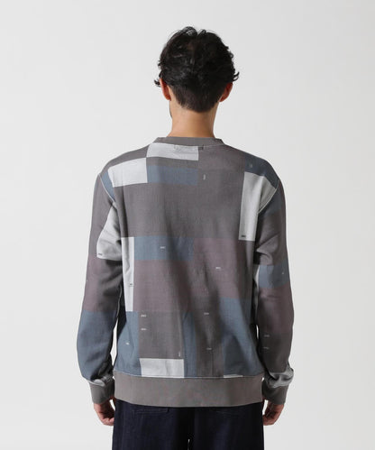 CREW NECK SWEAT GEOMETRY / 圓領衛衣 幾何圖案 / AVIREX / 阿維雷克斯