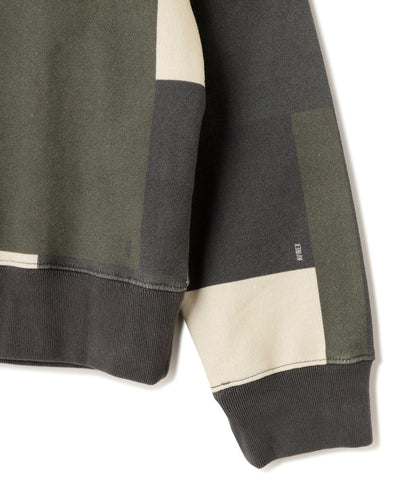CREW NECK SWEAT GEOMETRY / 圓領衛衣 幾何圖案 / AVIREX / 阿維雷克斯