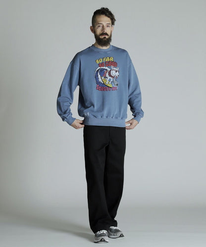 CREW SWEAT SURF DOG/圓領衛衣 衝浪狗
