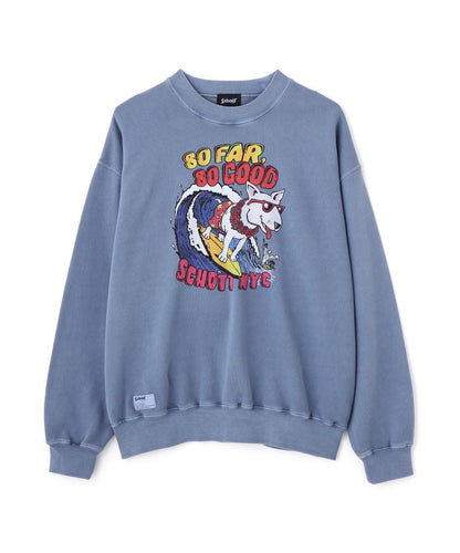 CREW SWEAT SURF DOG/圓領衛衣 衝浪狗