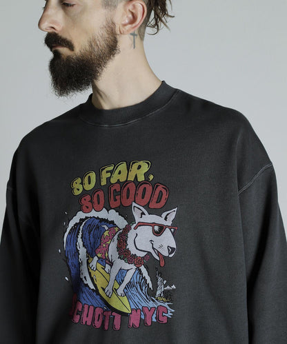 CREW SWEAT SURF DOG/圓領衛衣 衝浪狗