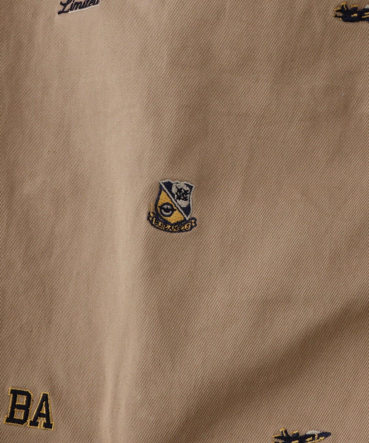 點綴刺繡修身褲