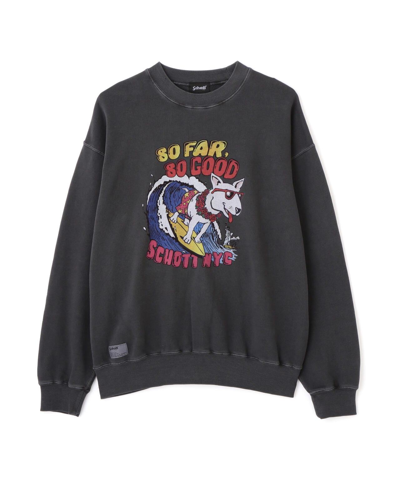 CREW SWEAT SURF DOG/圓領衛衣 衝浪狗