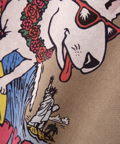 CREW SWEAT SURF DOG/圓領衛衣 衝浪狗