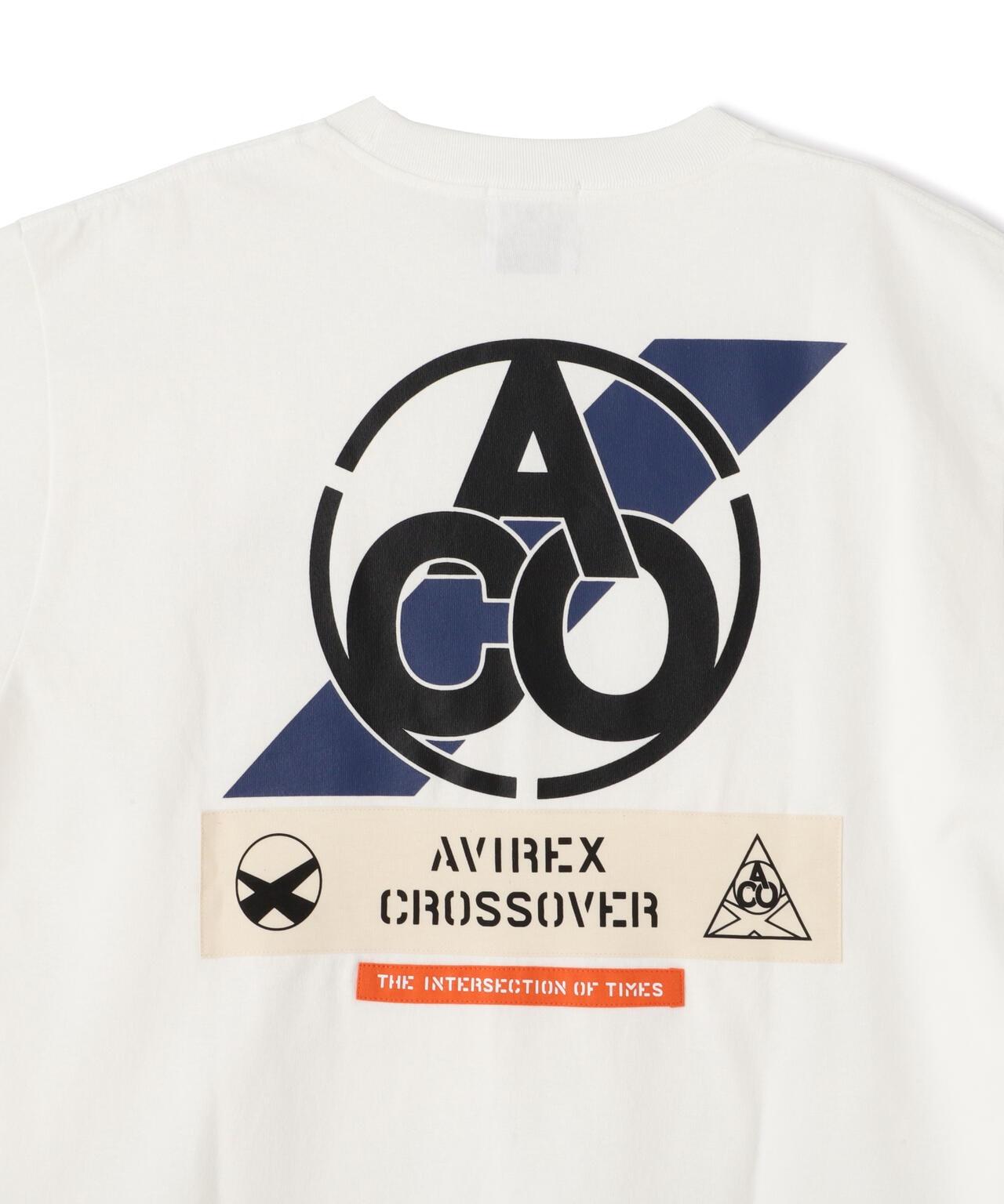《CROSSOVER》拼接T恤 / AVIREX / 阿維雷克斯