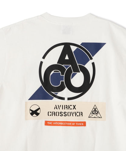 《CROSSOVER》拼接T恤 / AVIREX / 阿維雷克斯