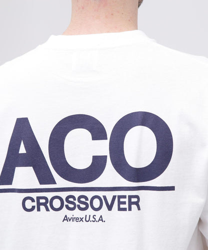 《CROSSOVER》線條T恤 / AVIREX / 阿維雷克斯