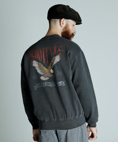 CREW SWEAT TRAD EAGLE/傳統鷹圖案圓領衛衣