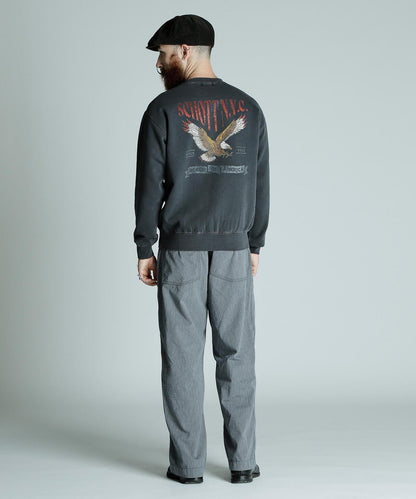 CREW SWEAT TRAD EAGLE/傳統鷹圖案圓領衛衣