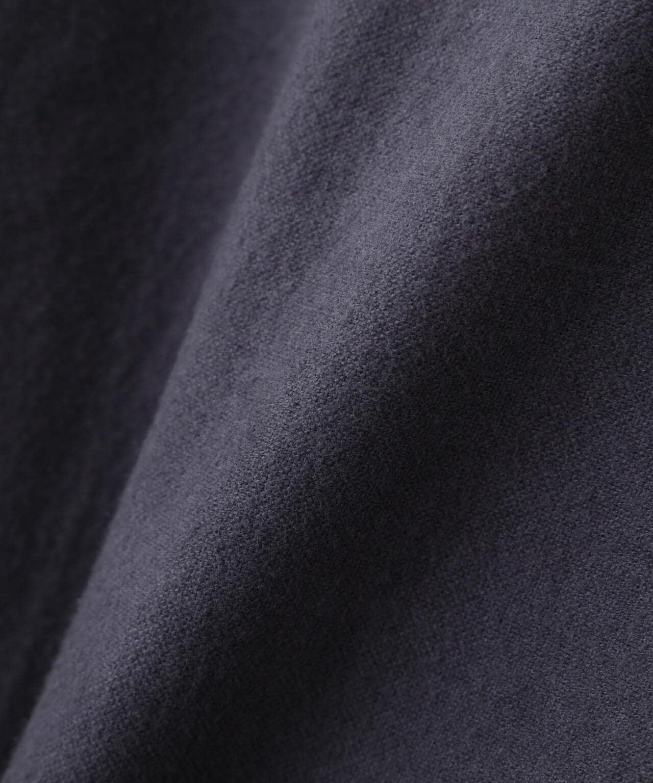 LS NEL SHIRT PLAIN/純色絨布襯衫