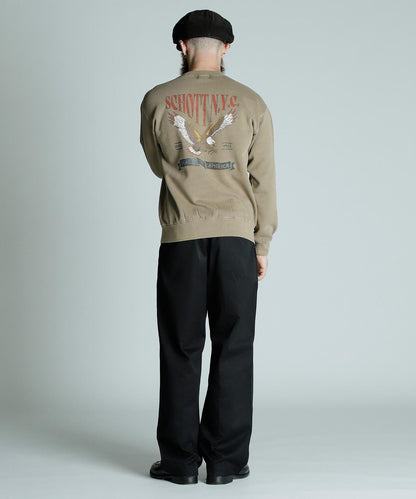 CREW SWEAT TRAD EAGLE/傳統鷹圖案圓領衛衣