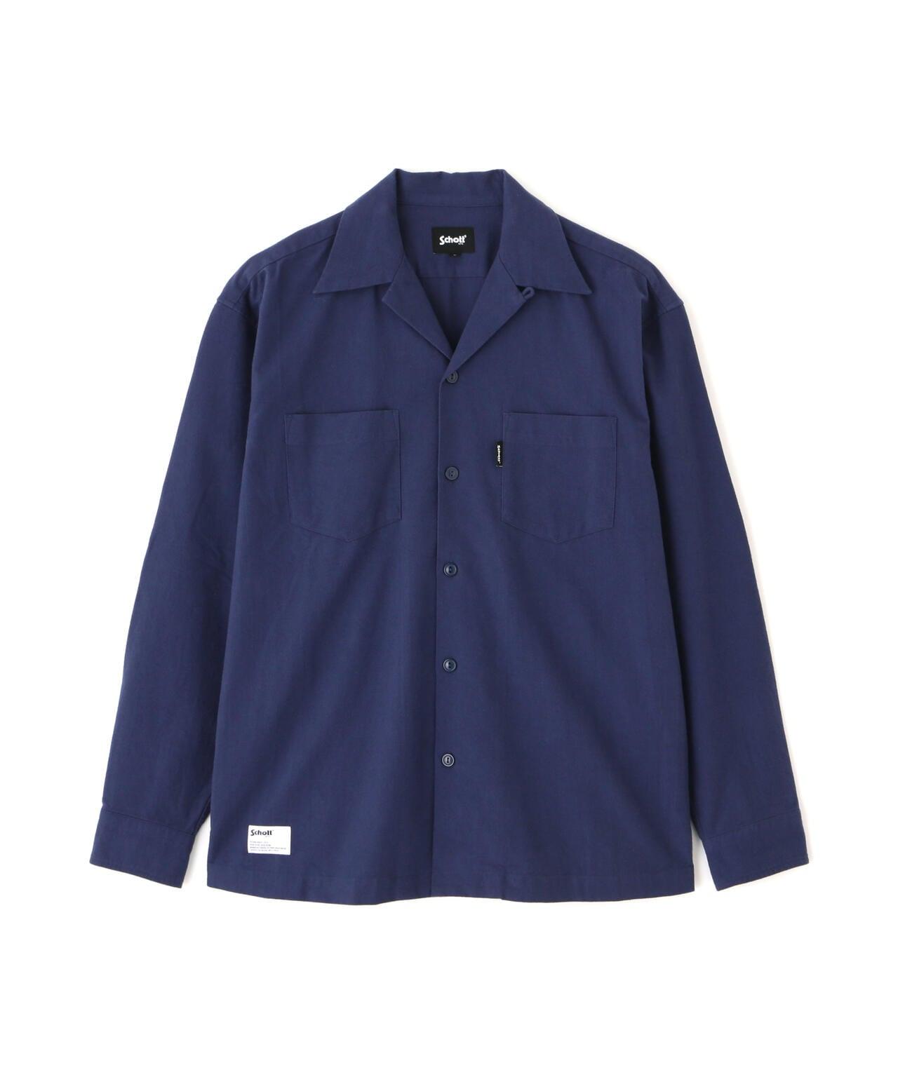 LS NEL SHIRT PLAIN/純色絨布襯衫