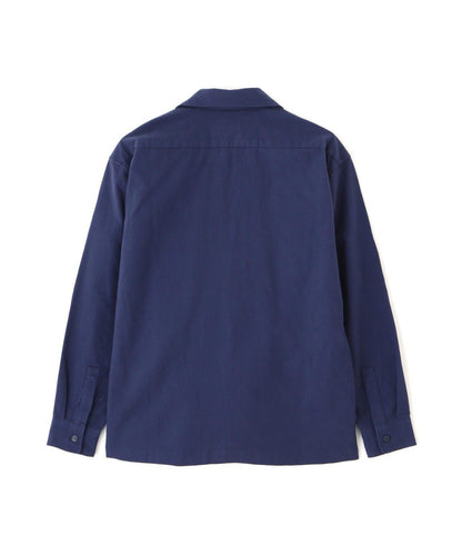 LS NEL SHIRT PLAIN/純色絨布襯衫
