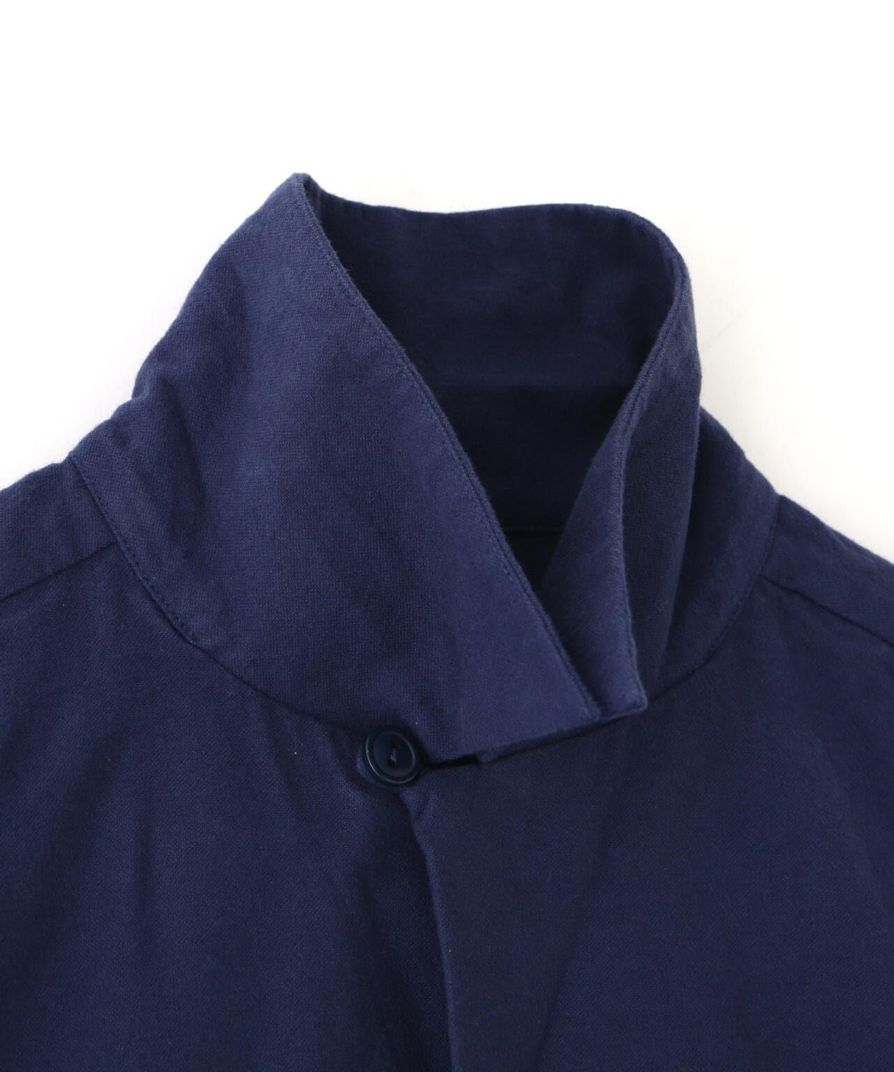 LS NEL SHIRT PLAIN/純色絨布襯衫