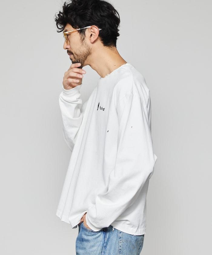 破壞長袖T-shirt