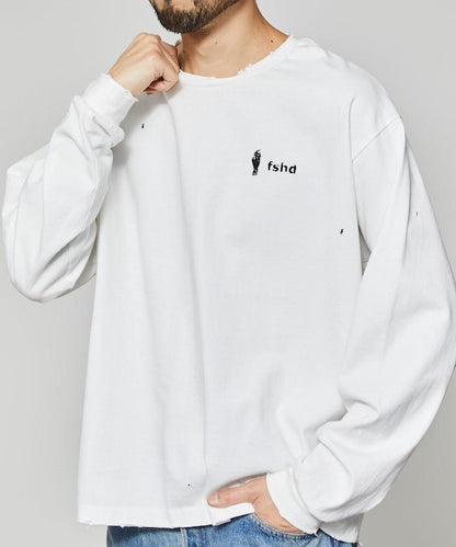 破壞長袖T-shirt